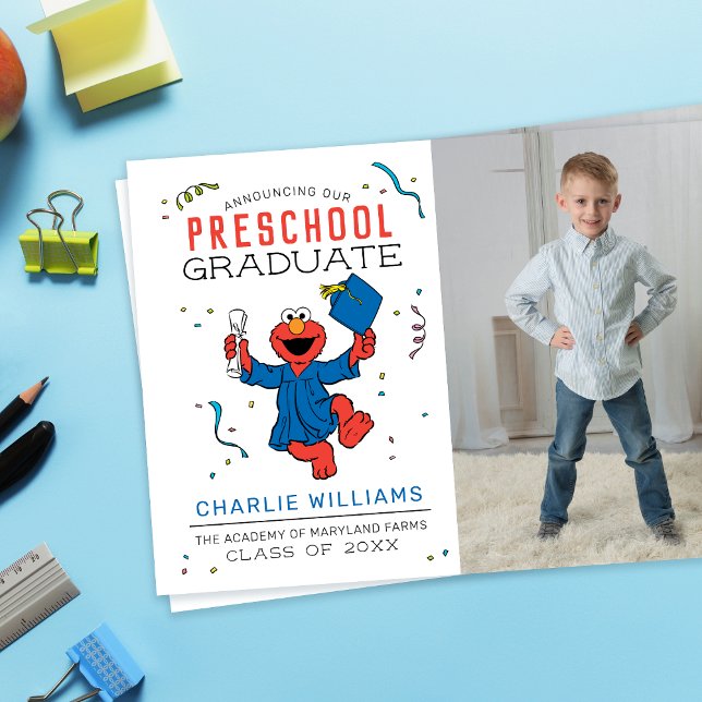 Sesame Street | Preschool Graduate - Photo Announcement (Creator Uploaded)