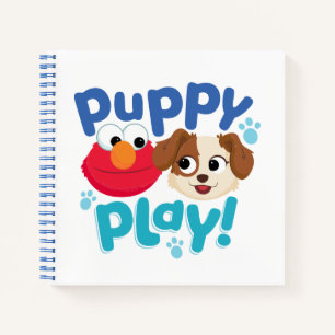 Sesame Street   Puppy Play Elmo & Tango Notebook