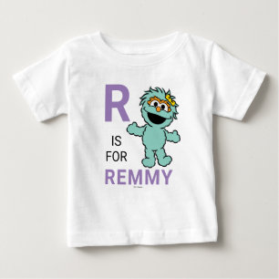 Sesame Street   R is for Rosita   Add Your Name Baby T-Shirt