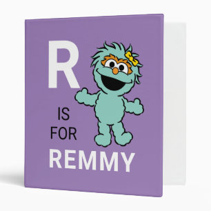 Sesame Street   R is for Rosita   Add Your Name Binder