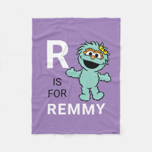 Sesame Street   R is for Rosita   Add Your Name Fleece Blanket