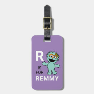 Sesame Street   R is for Rosita   Add Your Name Luggage Tag