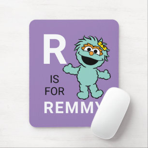 Sesame Street R is for Rosita Add Your Name Mouse Pad