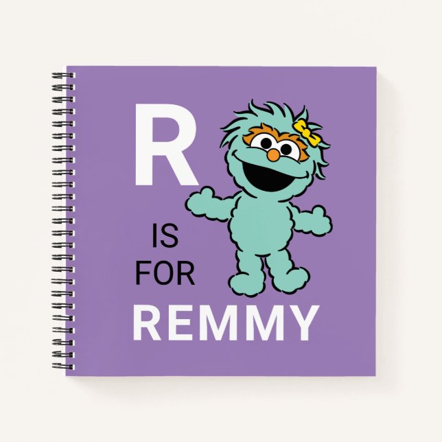Sesame Street | R is for Rosita | Add Your Name Notebook (Front)