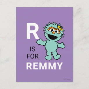Sesame Street   R is for Rosita   Add Your Name Postcard