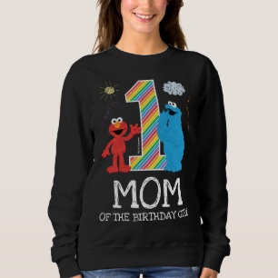 Sesame Street Rainbow 1st Birthday Mom Sweatshirt