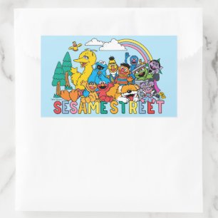Sesame Street Rainbow Wave Sticker