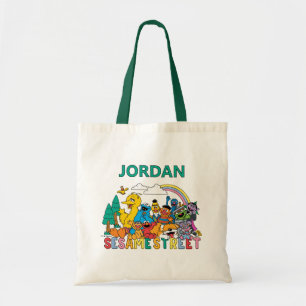 Sesame Street   Rainbow Wave Tote Bag