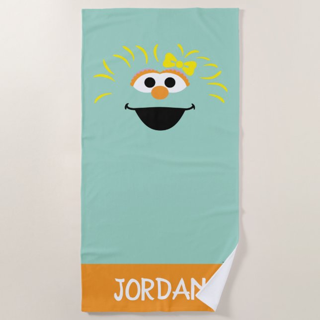 Sesame Street | Rosita Face Art Beach Towel (Front)