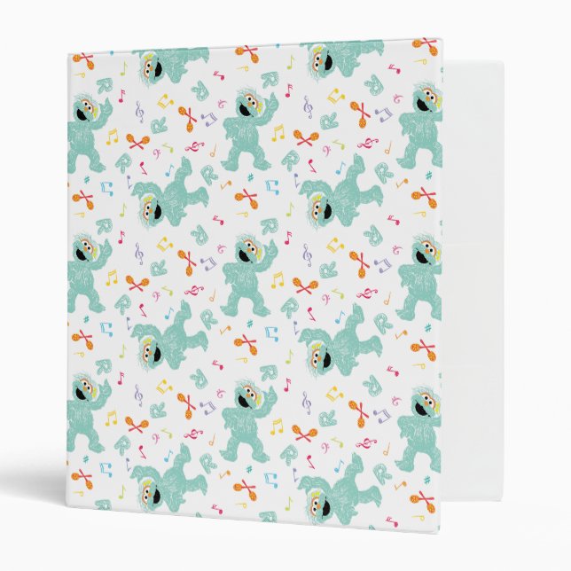 Sesame Street | Rosita Music Scribble Pattern Binder (Front/Inside)