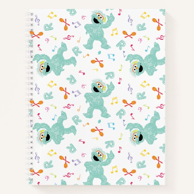 Sesame Street | Rosita Music Scribble Pattern Notebook (Front)