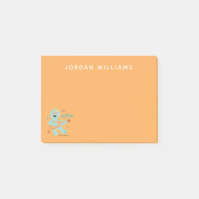 Sesame Street | Rosita Playing Guitar Post-it Notes (Front)