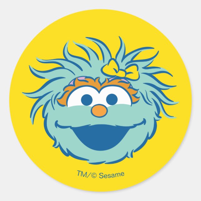 Sesame Street | Rosita Smile Classic Round Sticker (Front)