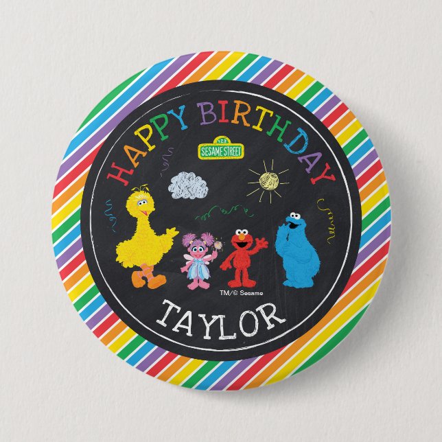 Sesame Street | Sesame Friends 3 Inch Round Button (Front)