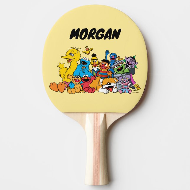 Sesame Street | Sesame Pals | Add Name Ping Pong Paddle (Front)