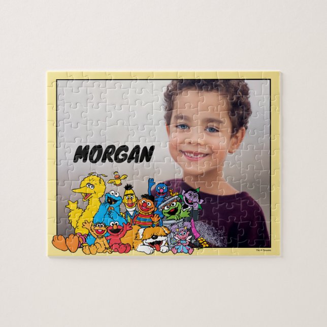 Sesame Street | Sesame Pals | Add Your Name Jigsaw Puzzle (Horizontal)