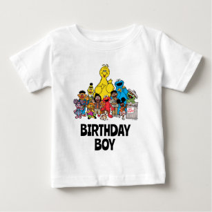 Sesame Street   Sesame Pals Birthday Boy Baby T-Shirt