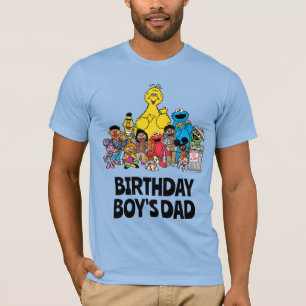 Sesame Street   Sesame Pals Birthday Boy's Dad T-Shirt