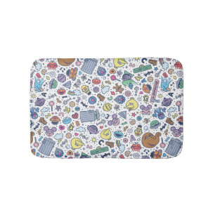 Sesame Street   Sesame Pals Doodle Pattern Bath Mat