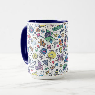 Sesame Street   Sesame Pals Doodle Pattern Mug
