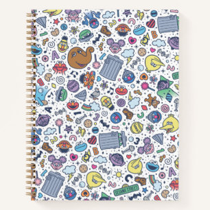 Sesame Street   Sesame Pals Doodle Pattern Notebook