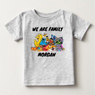 Sesame Street Sesame Pals Family Add Name Baby T-Shirt