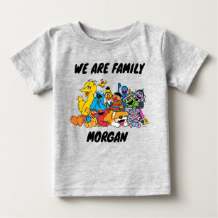 Sesame Street   Sesame Pals   Family Add Name Baby T-Shirt