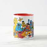 Sesame Street | Sesame Pals Group Portrait Mug<br><div class="desc">Check out this cute Sesame Street design featuring</div>