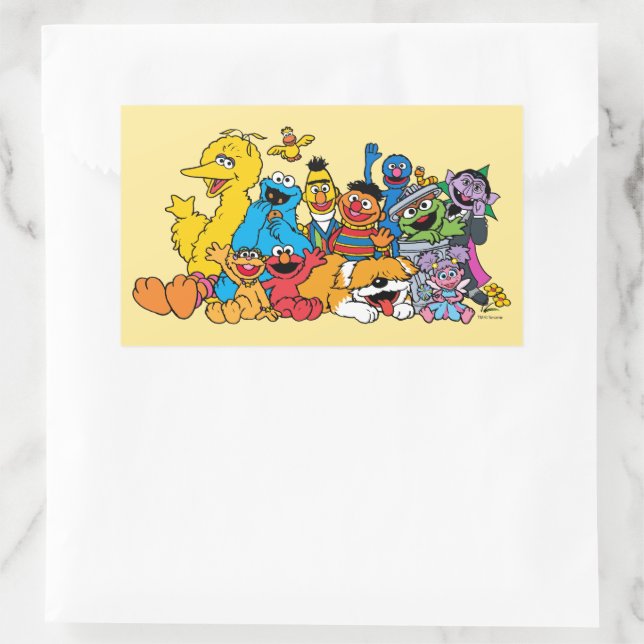 Sesame Street | Sesame Pals Group Portrait Sticker (Bag)