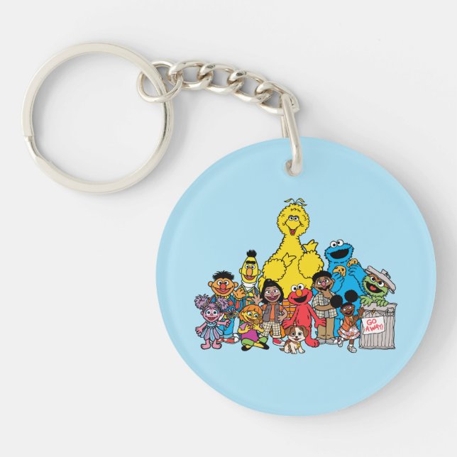 Sesame Street | Sesame Pals Hanging Out Keychain (Front)