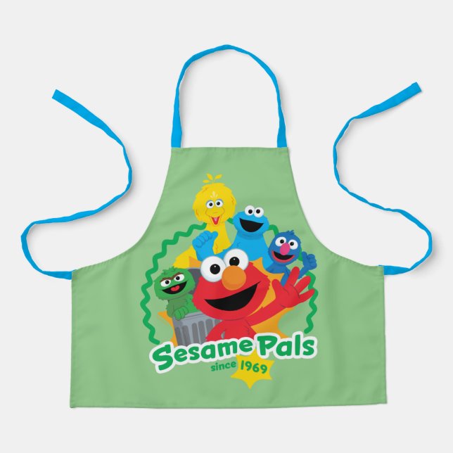 Sesame Street | Sesame Pals Since 1969 Apron (Front)