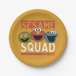 Sesame Street - Sesame Squad Paper Plate