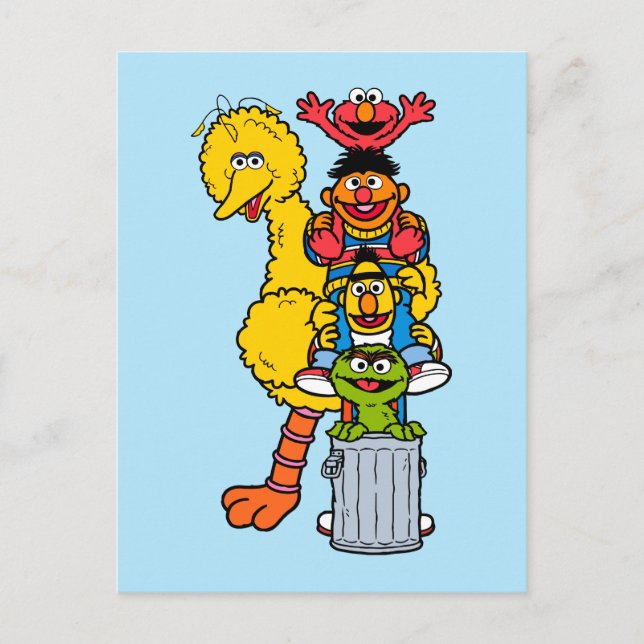 Sesame Street | Sesame Street Pals Pose Postcard (Front)