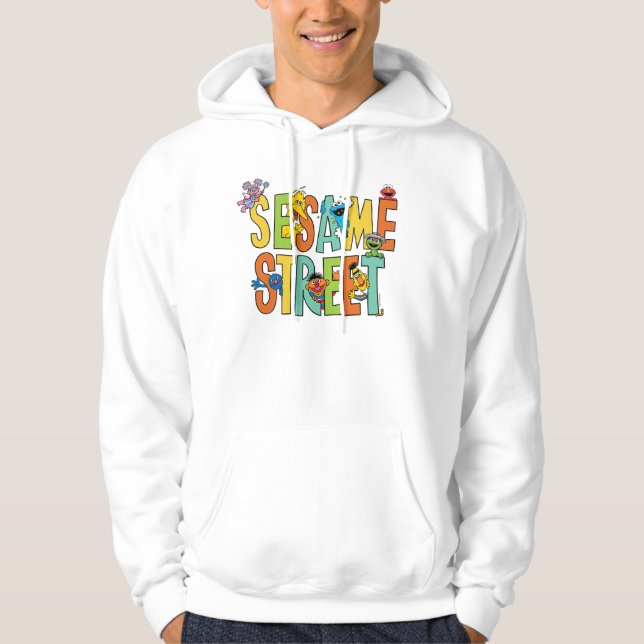 Sesame Street | Sesame Street Type Pals Hoodie (Front)