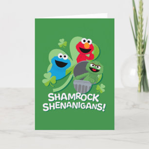 Sesame Street   Shamrock Shenanigans! Holiday Card