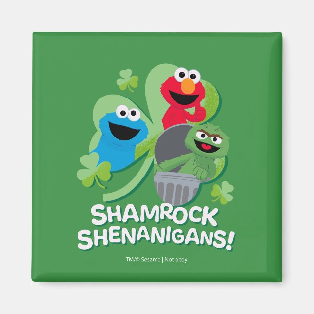 Sesame Street | Shamrock Shenanigans! Magnet (Front)