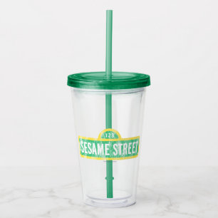 Sesame Street Sign Acrylic Tumbler