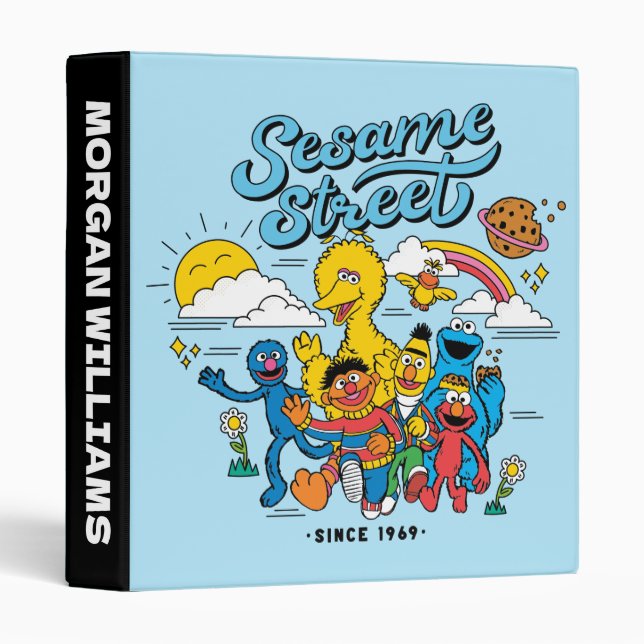 Sesame Street | Since 1969 | Add Your Name Binder (Front/Spine)