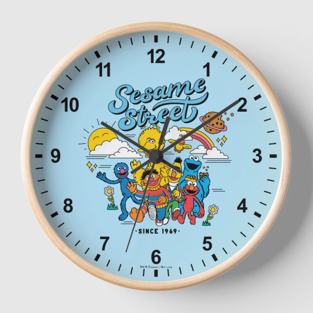 Sesame Street | Since 1969 Clock (Front)