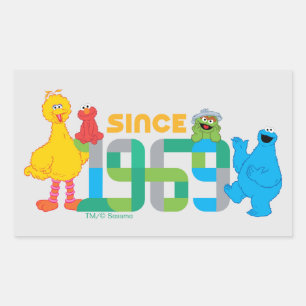 Sesame Street   Since 1969 Sticker