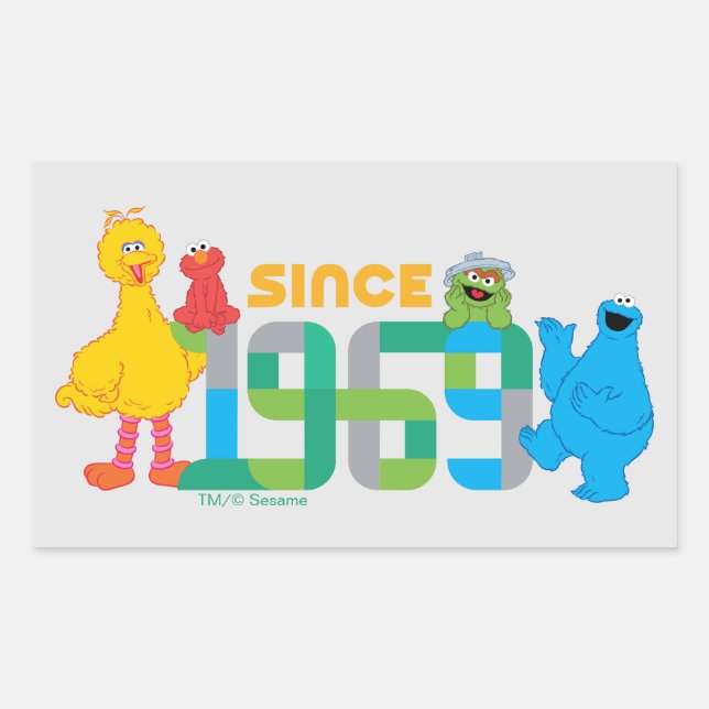 Sesame Street | Since 1969 Sticker (Front)