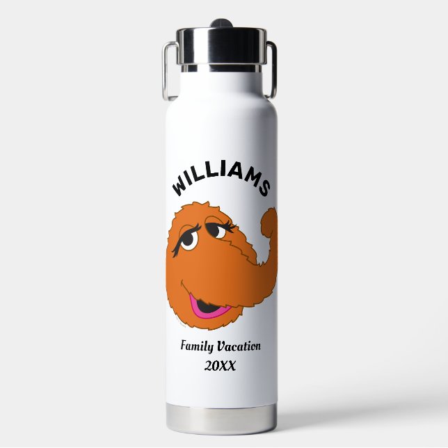 Sesame Street | Snuffleupagus Family Vacation Water Bottle (Front)