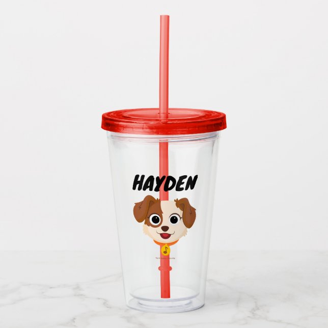 Sesame Street | Tango Face | Add Your Name Acrylic Tumbler (Front)