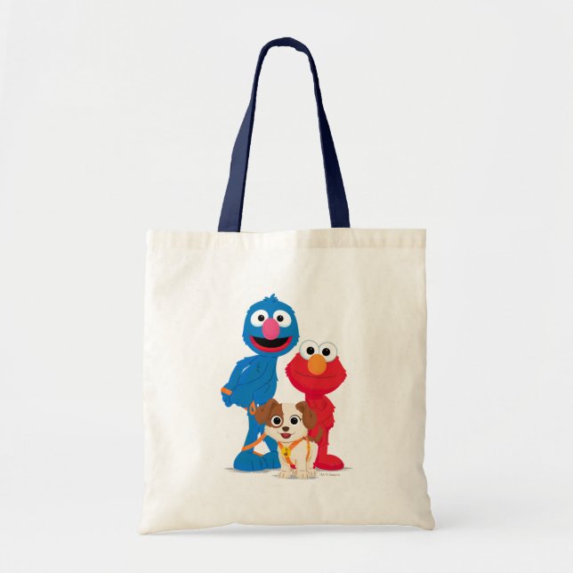 Sesame Street | Tango With Grover & Elmo Tote Bag (Front)