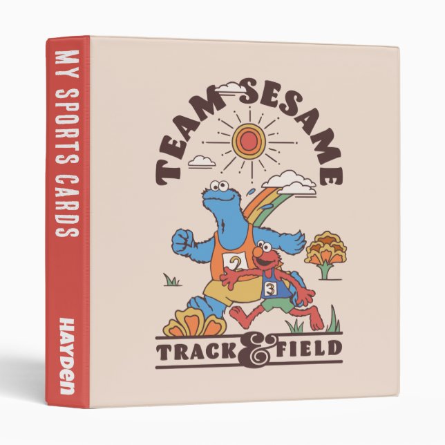 Sesame Street | Team Sesame Track & Field Binder (Front/Spine)
