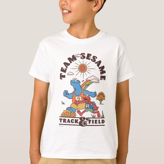 Sesame Street | Team Sesame Track & Field T-Shirt (Front)
