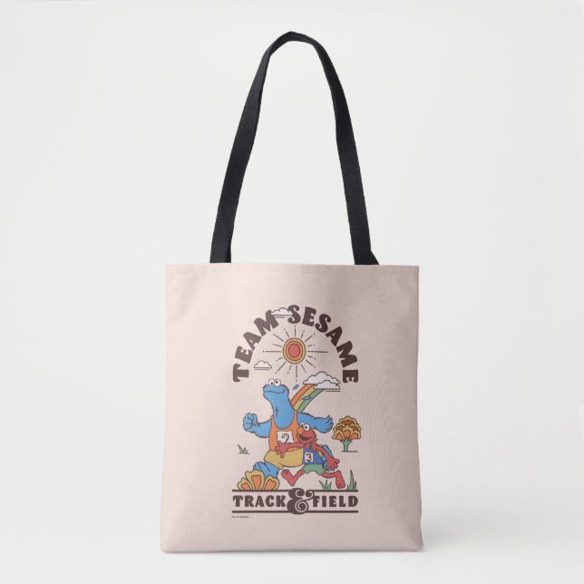 Sesame Street | Team Sesame Track & Field Tote Bag (Front)