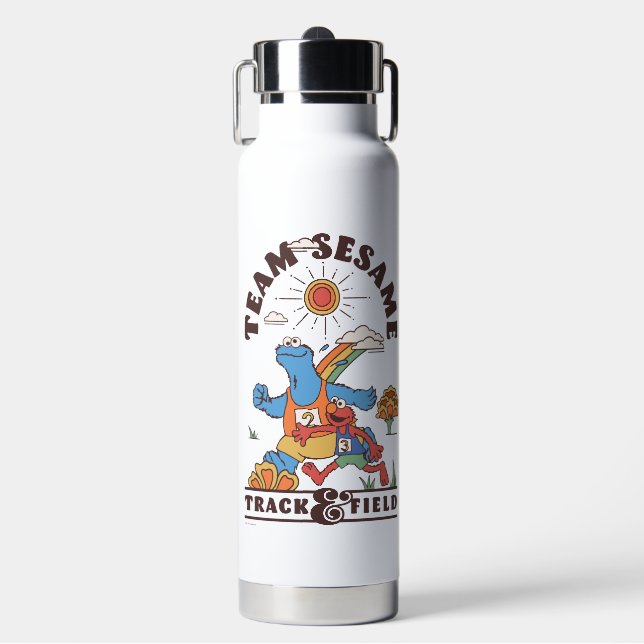 Sesame Street | Team Sesame Track & Field Water Bottle (Front)