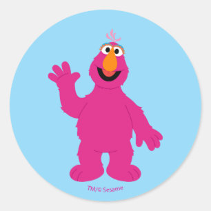 Sesame Street Telly Monster Classic Round Sticker