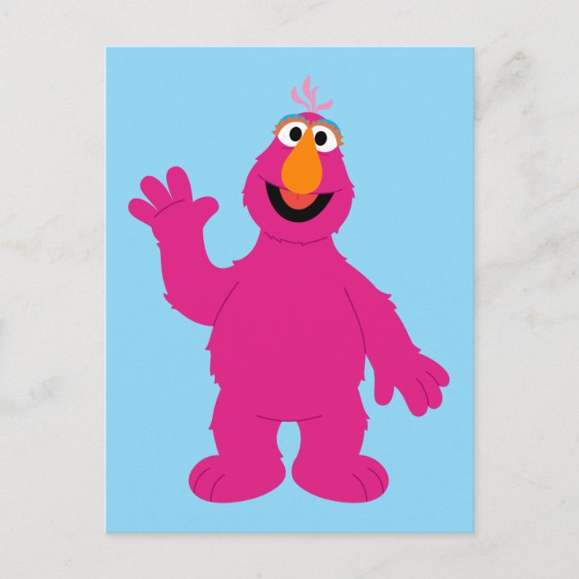Sesame Street Telly Monster Postcard (Front)